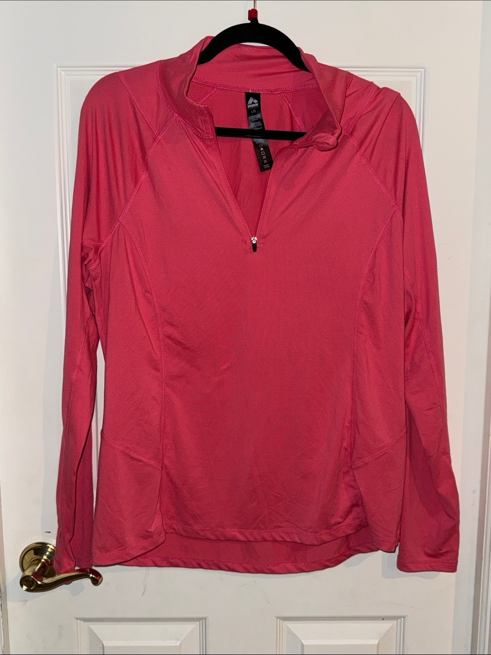 RBX Women’s Pink Half-Zip Active Hoodie
